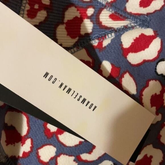 Adam Selman Cropped blue and red leopard Sweatshirt - Picture 3 of 6